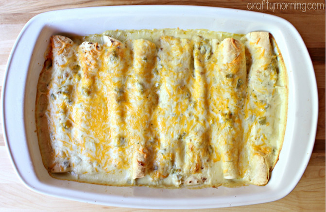 Chicken Enchiladas With Sour Cream Sauce
 White Chicken Enchilada Recipe Chile & Sour Cream Sauce