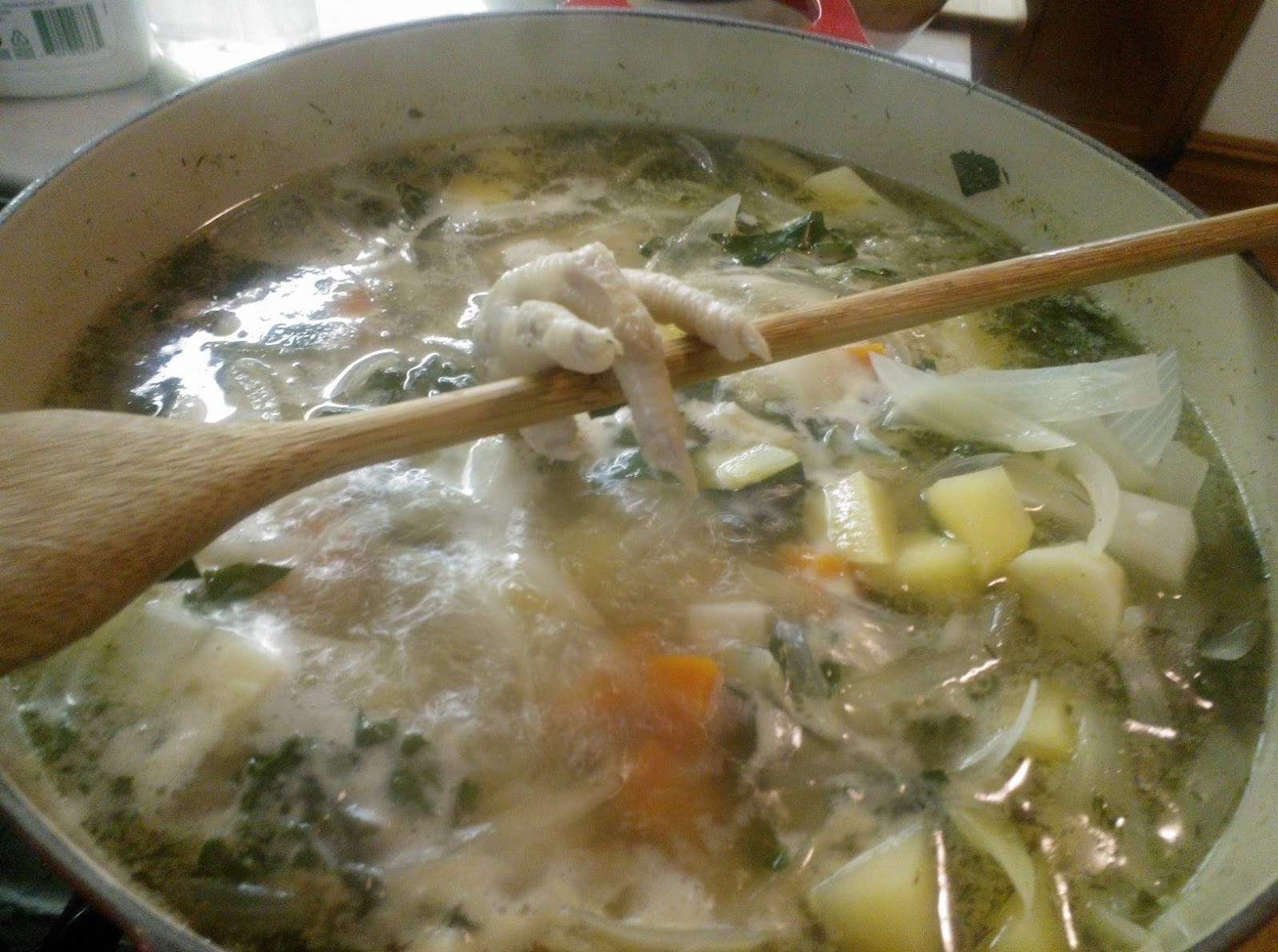 Chicken Feet Soup
 The Delicious Truth Need a Spring in Your Step Add