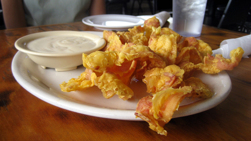 Chicken Fried Bacon
 Chicken Fried Bacon Sodolak s Country Inn Snook TX