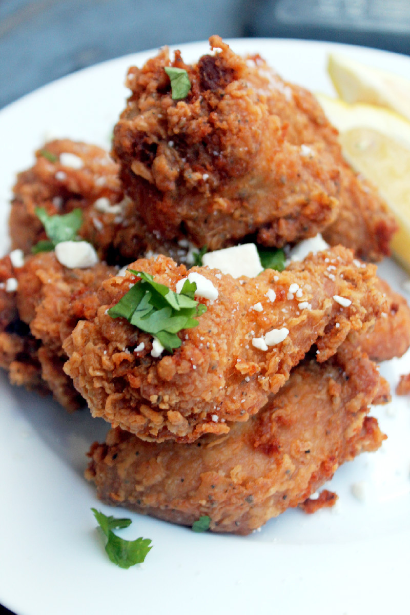 Chicken Fried Chicken
 Greek Fried Chicken Creole Contessa