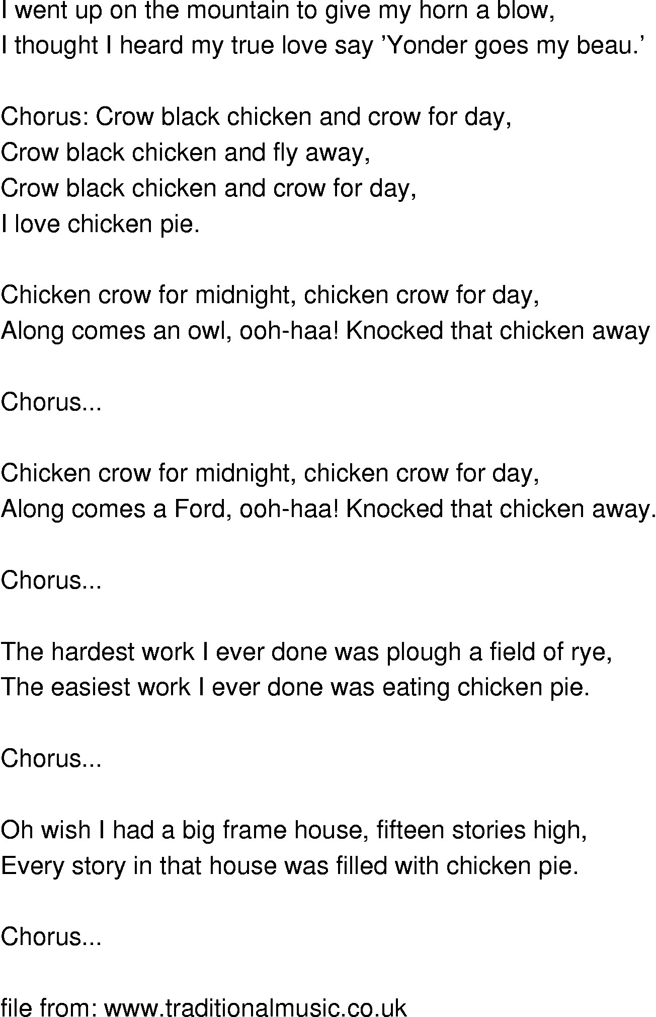 Chicken Fried Lyrics
 chicken song lyrics