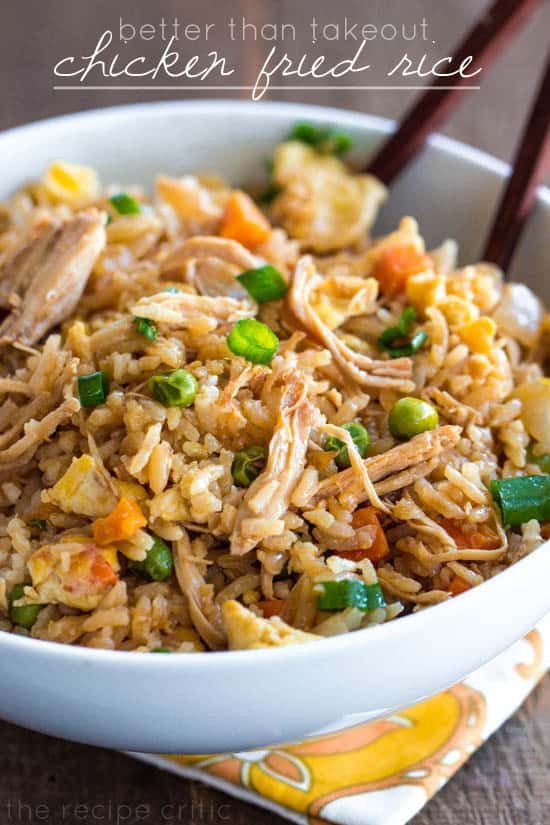 Chicken Fried Rice
 Better than Takeout Chicken Fried Rice
