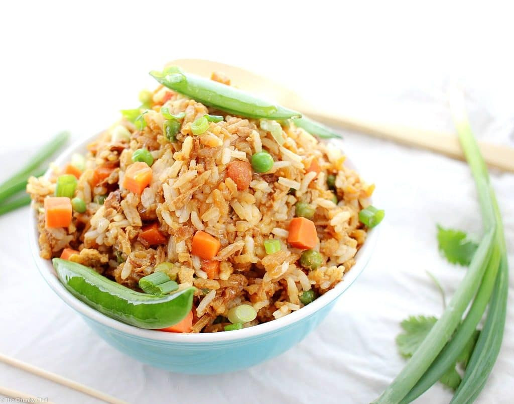 Chicken Fried Rice
 Simple and Easy Chicken Fried Rice The Chunky Chef