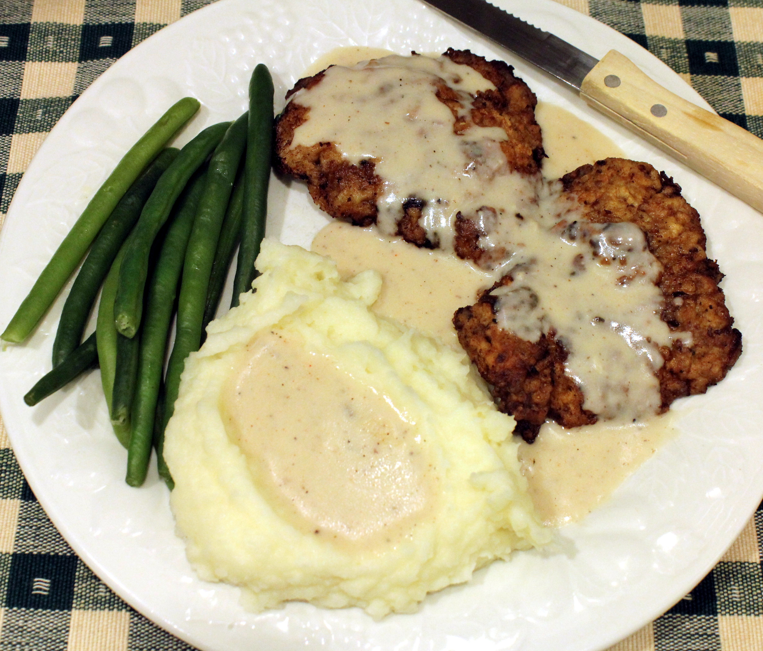 Chicken Fried Steak
 Texas Chicken Fried Steak with all the Fixin’s
