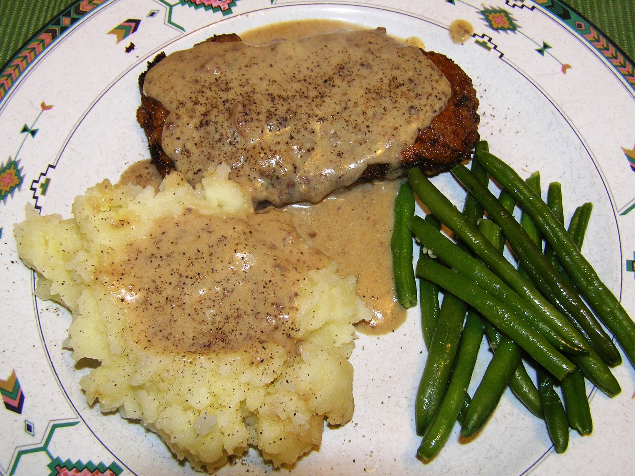 Chicken Fried Steak
 Texas Chicken Fried Steak as Promised