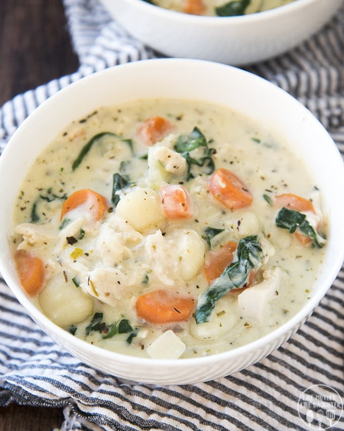Chicken Gnocchi Soup
 Creamy Chicken Gnocchi Soup – Like Mother Like Daughter