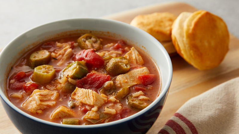 Chicken Gumbo Soup
 Creole Chicken Gumbo Soup Recipe Pillsbury