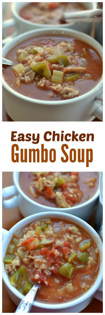 Chicken Gumbo Soup
 Easy Chicken Gumbo Soup