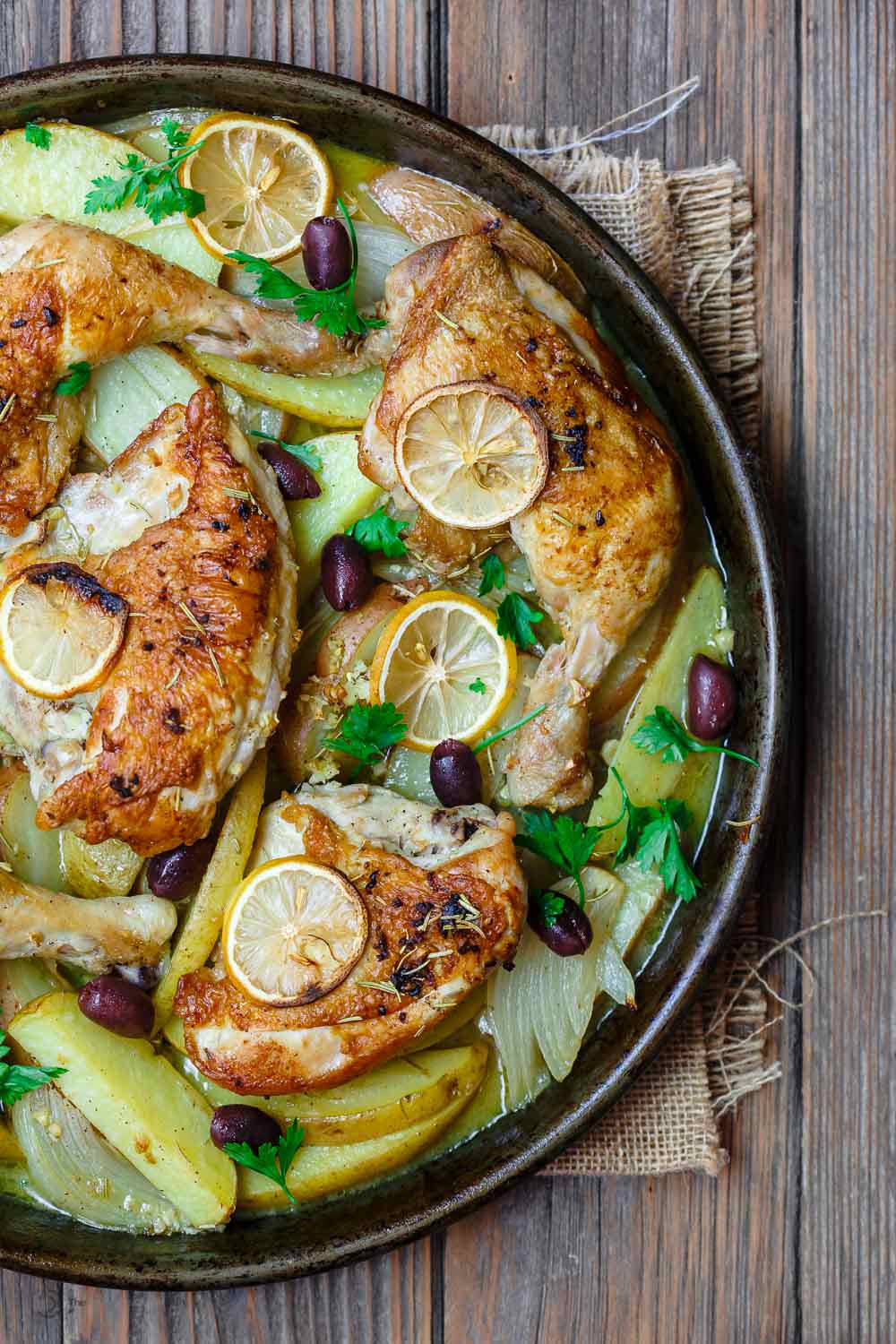 Chicken Ideas For Dinner
 Greek Chicken and Potato Dinner