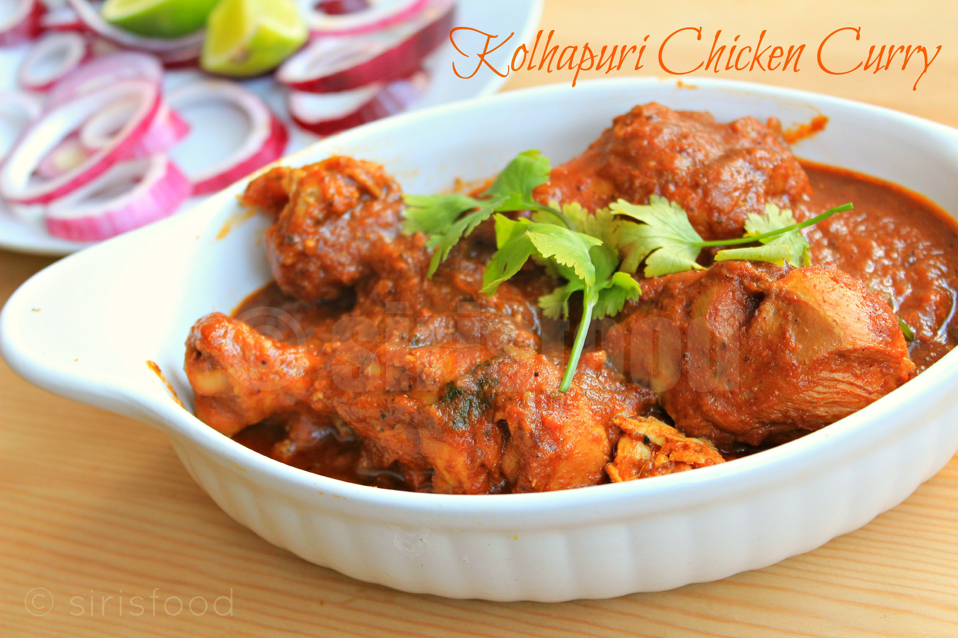 Chicken Indian Recipes
 Kolhapuri Chicken Curry Indian Chicken Recipes Sirisfood