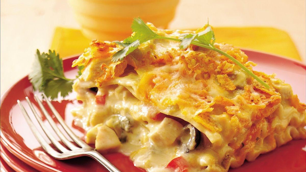 Chicken Lasagna Recipe
 Mexican Chicken Sour Cream Lasagna Life Made Delicious