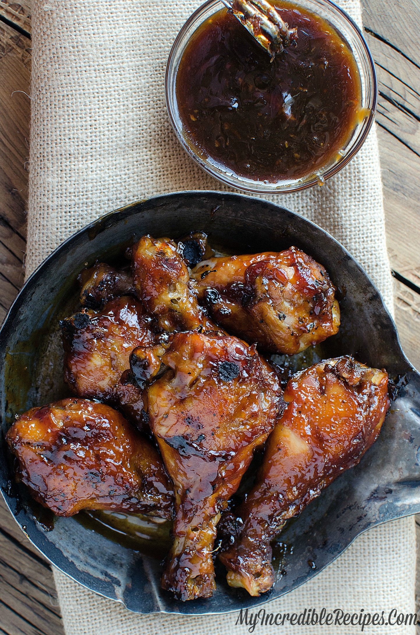 Chicken Legs In Crock Pot
 Sticky Sweet Bacon Glazed Chicken in the Crock Pot