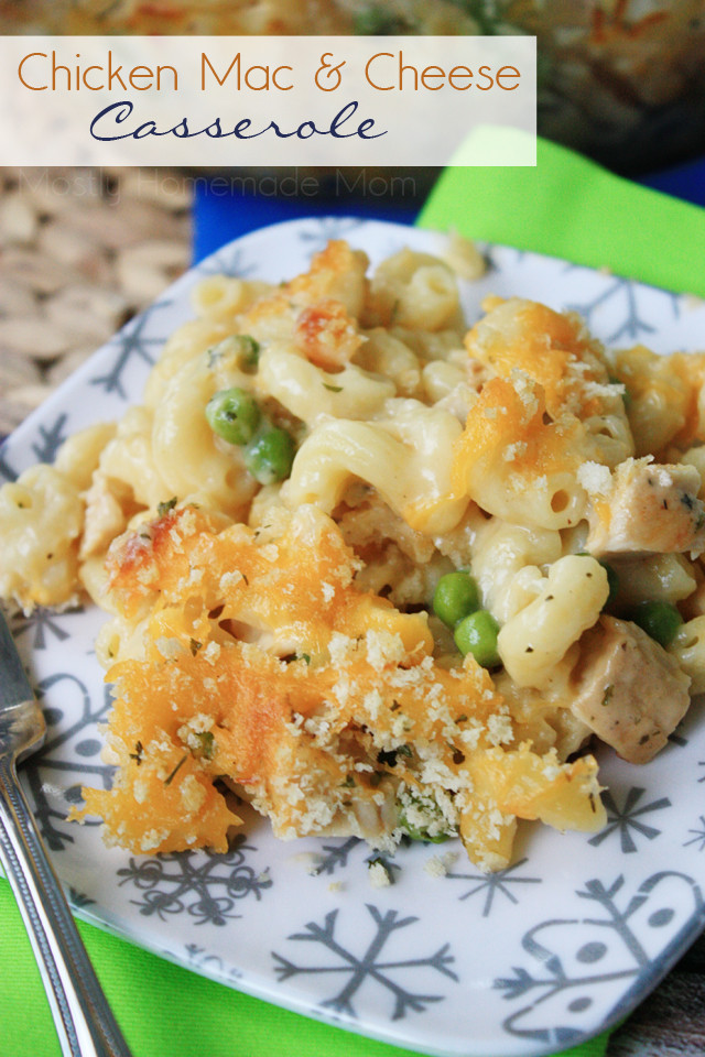 Chicken Mac And Cheese Casserole
 Chicken Mac & Cheese Casserole