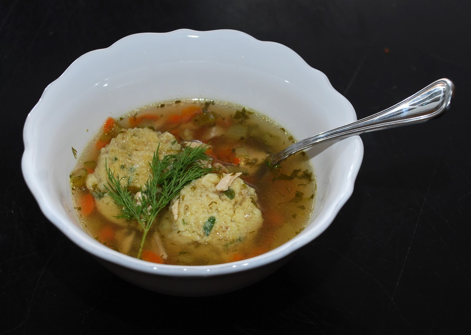 Chicken Matzo Ball Soup
 Tomatoes on the Vine Chicken Soup with Matzo Balls