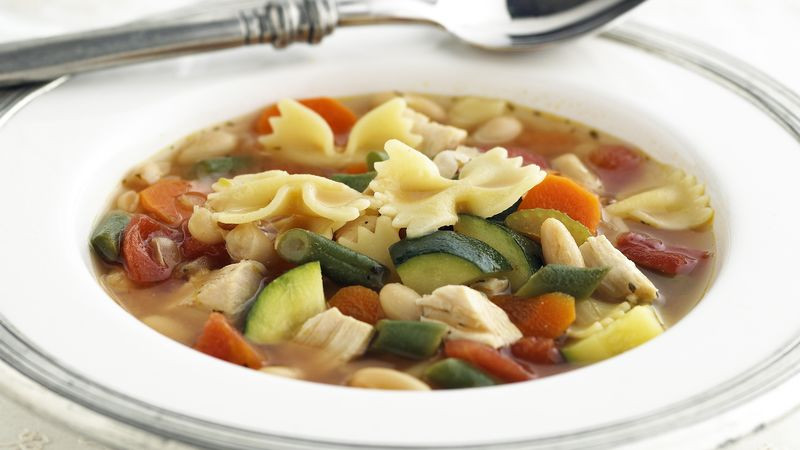 Chicken Minestrone Soup
 Skinny Chicken Minestrone Soup Recipe BettyCrocker