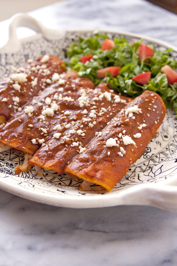 Chicken Mole Enchiladas
 Chicken Mole Enchiladas Muy Bueno Cookbook