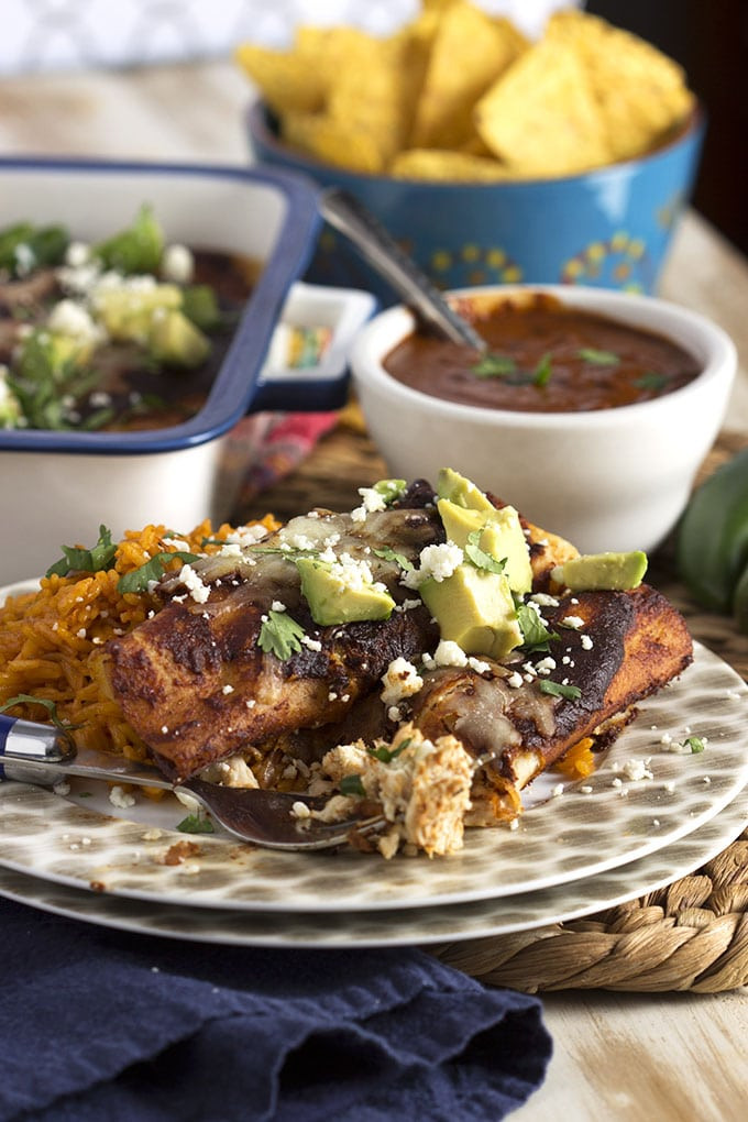 Chicken Mole Enchiladas
 Super Easy Chicken Mole Enchiladas The Suburban Soapbox