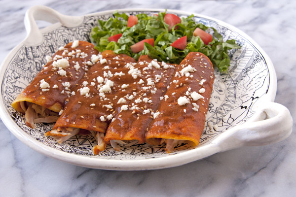 Chicken Mole Enchiladas
 Chicken Mole Enchiladas Muy Bueno Cookbook