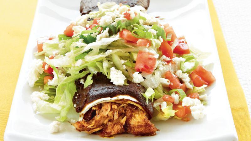 Chicken Mole Enchiladas
 Chicken Mole Enchiladas Supreme recipe from Betty Crocker