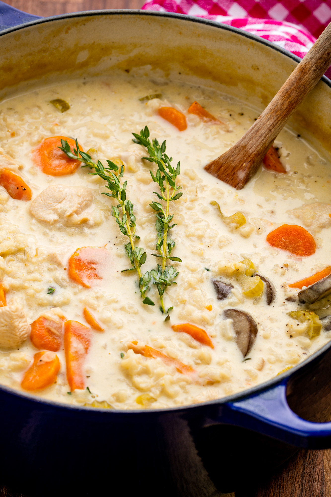 Chicken Mushroom Soup
 Creamy Chicken and Mushroom Soup Recipe—Delish