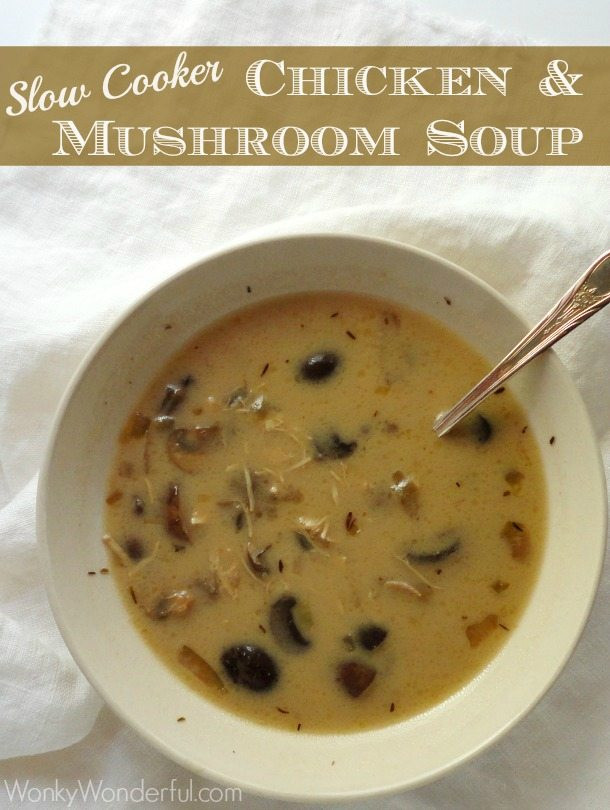 Chicken Mushroom Soup
 chicken mushroom soup slow cooker