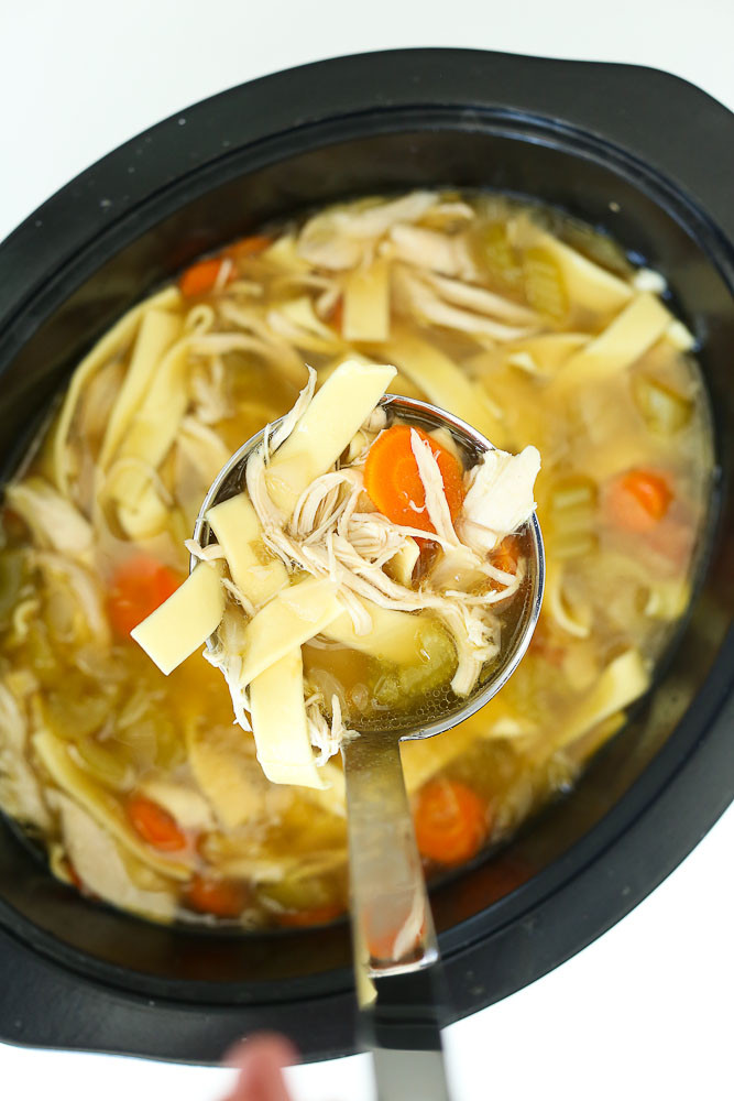 Chicken Noodle Soup Crock Pot
 Crock Pot Chicken Noodle Soup Recipe Happy Healthy Mama