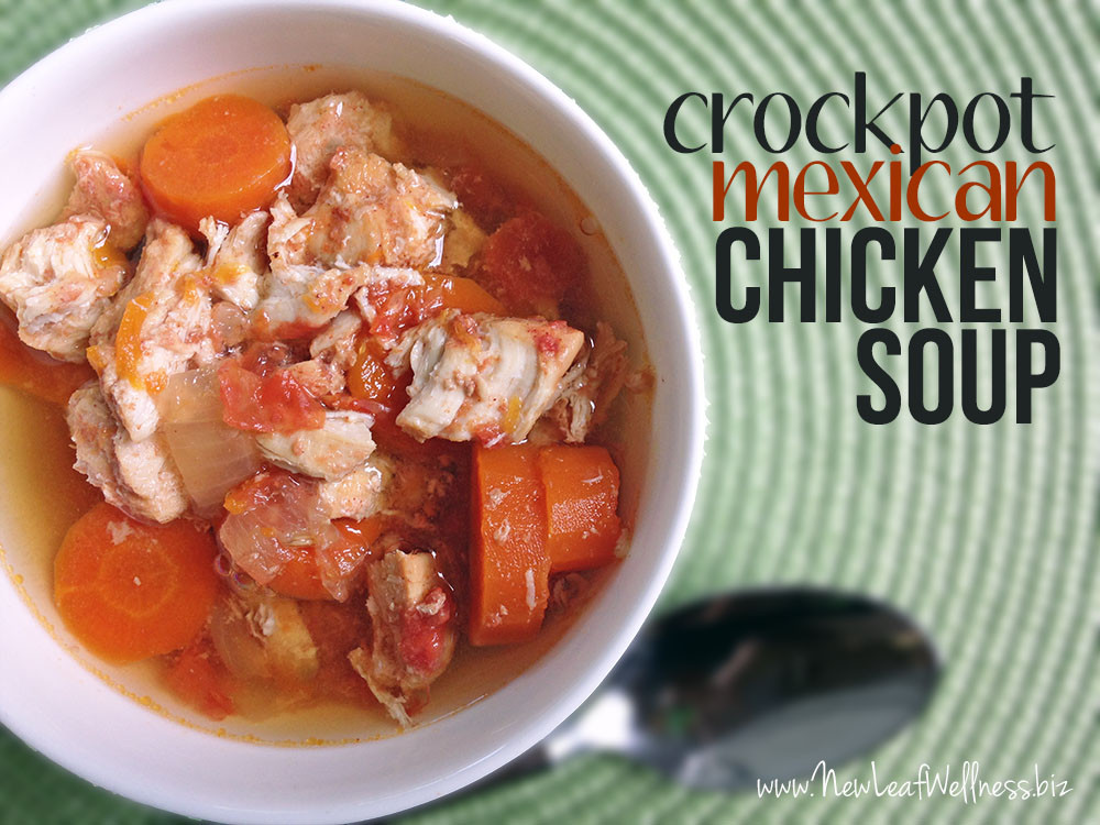 Chicken Noodle Soup Seasoning
 Crockpot chicken soup with Mexican seasonings