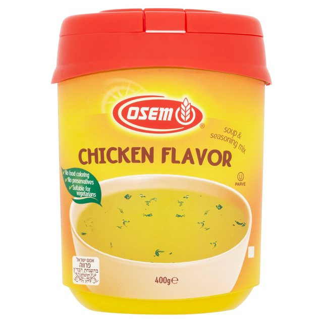 Chicken Noodle Soup Seasoning
 Morrisons Osem Chicken Soup& Seasoning Mix 400g Product