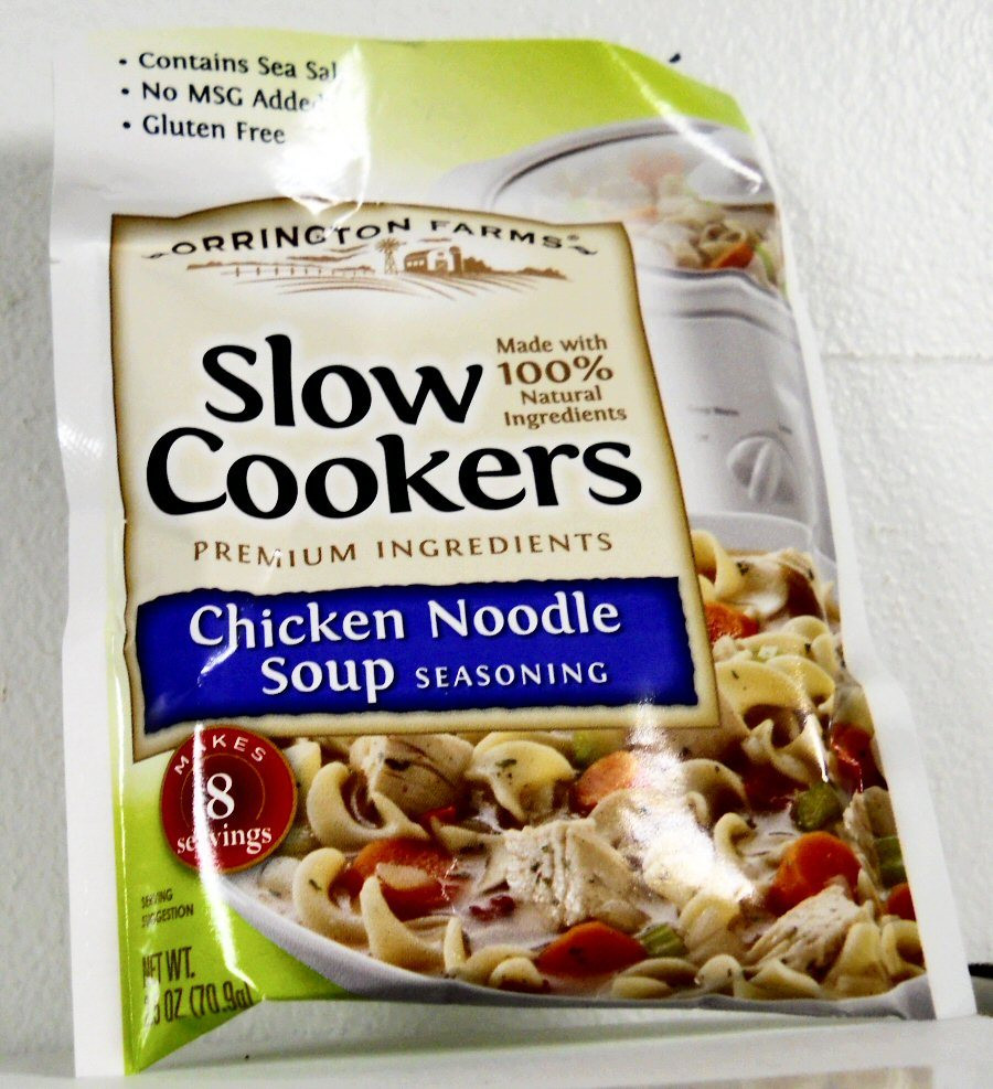 Chicken Noodle Soup Seasoning
 3 Orrington Farms Gourmet Slow Cooker Mixes Chicken