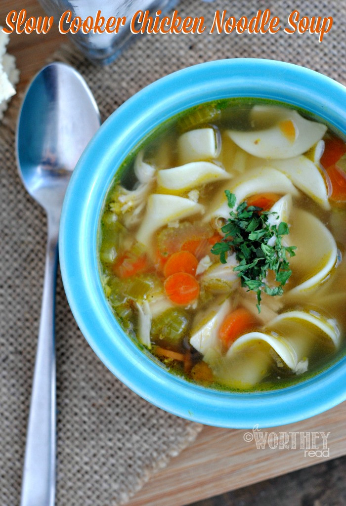 Chicken Noodle Soup Slow Cooker
 Easy Homemade Recipe for Slow Cooker Chicken Noodle Soup