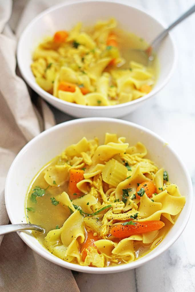 Chicken Noodle Soup Slow Cooker
 Slow Cooker Chicken Noodle Soup Grandbaby Cakes