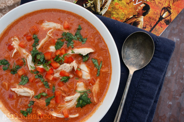 Chicken Paprikash Soup
 Smoky Chicken Paprikash Soup inspired by When Harry Met