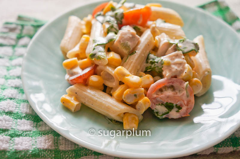 Chicken Pasta Salad With Mayo
 chicken pasta salad mayonnaise dressing