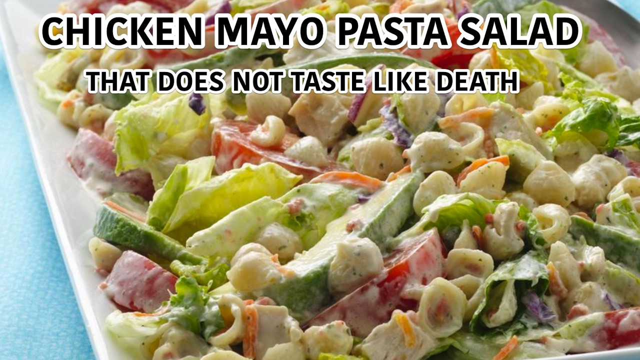 Chicken Pasta Salad With Mayo
 chicken pasta salad mayonnaise dressing