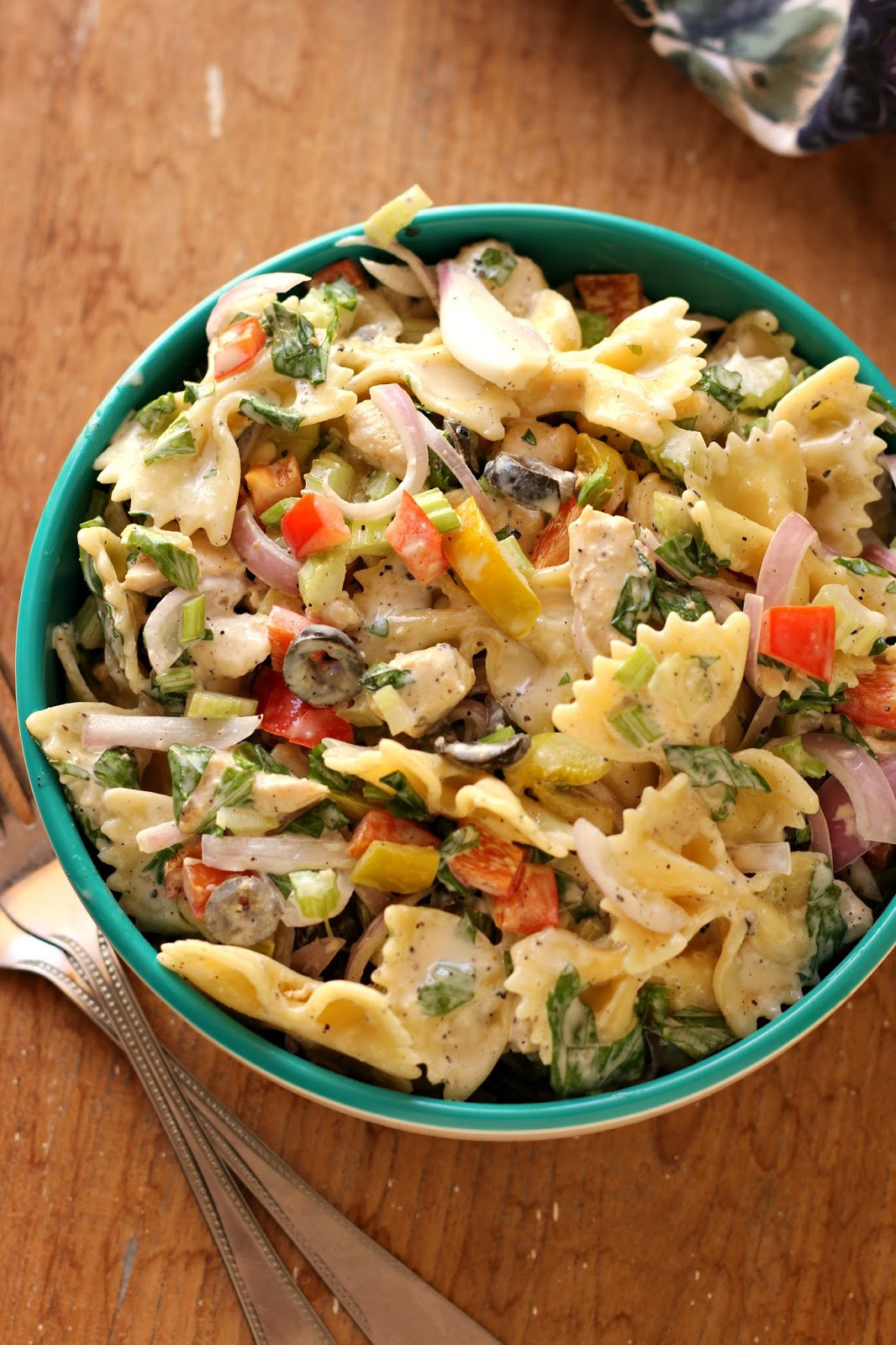 Chicken Pasta Salad With Mayo
 Chicken Pasta Salad With Mayo