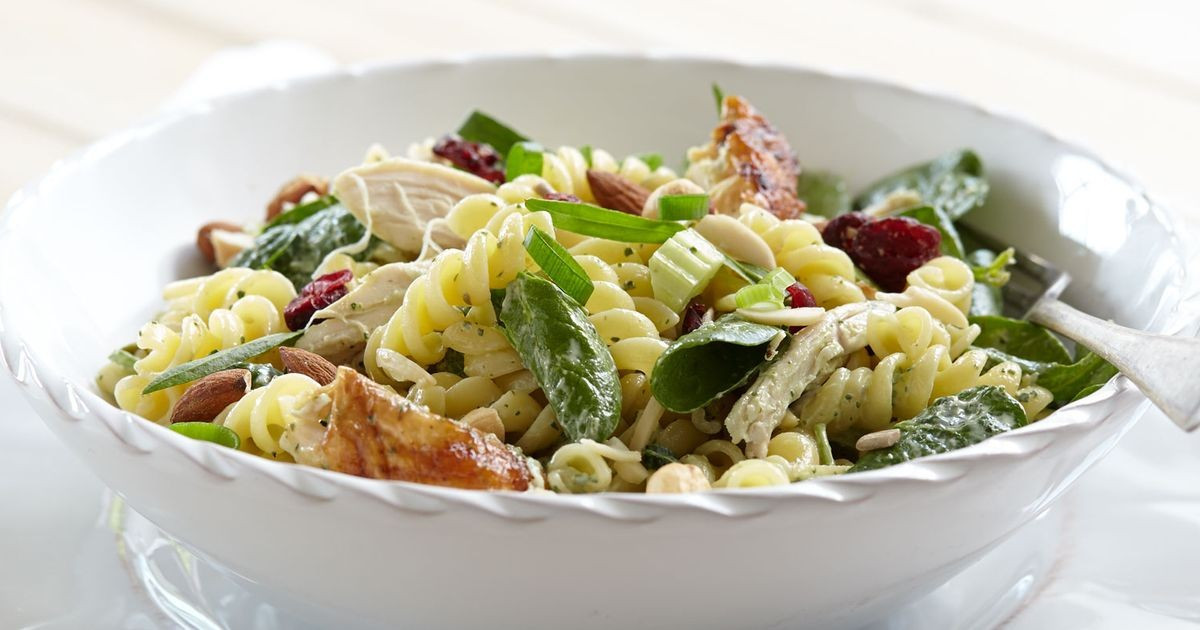 Chicken Pasta Salad With Mayo
 Roast chicken & tarragon mayo pasta salad