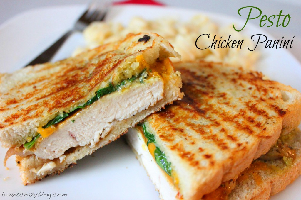 Chicken Pesto Panini
 A Delicious Pesto Chicken Panini & More