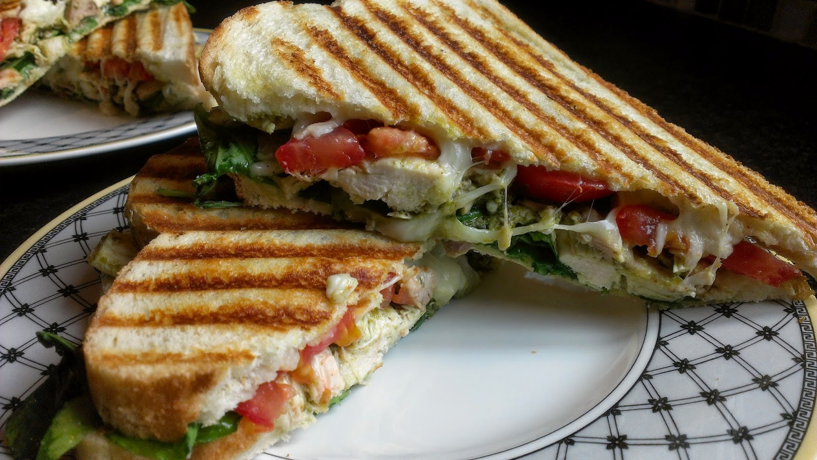 Chicken Pesto Panini
 Got it Cook it Chicken Pesto Panini Sandwich