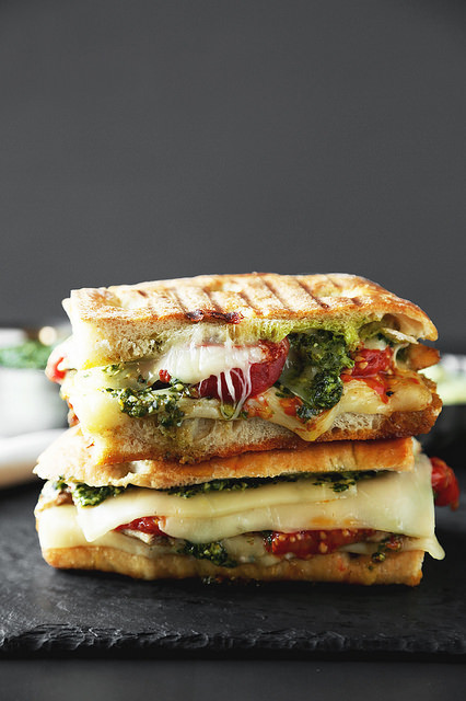 Chicken Pesto Panini
 Grilled Chicken Pesto Panini The Candid Appetite