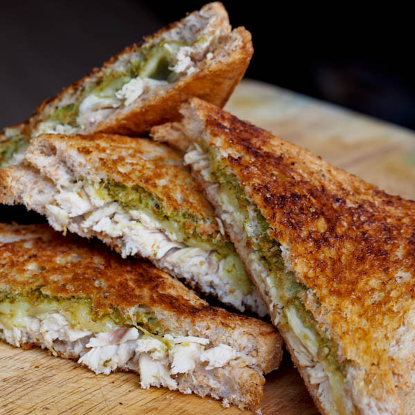 Chicken Pesto Panini
 Chicken and Pesto Panini Gluten Free