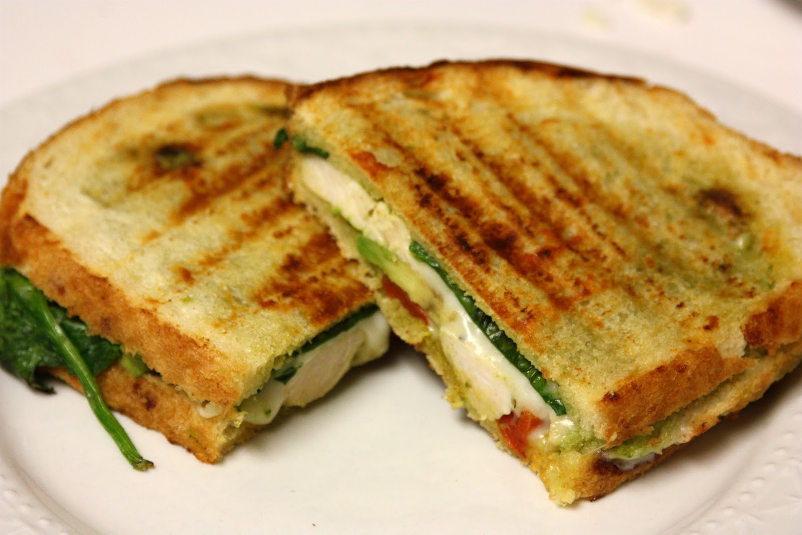 Chicken Pesto Panini
 My Recipe Box Chicken Pesto Panini