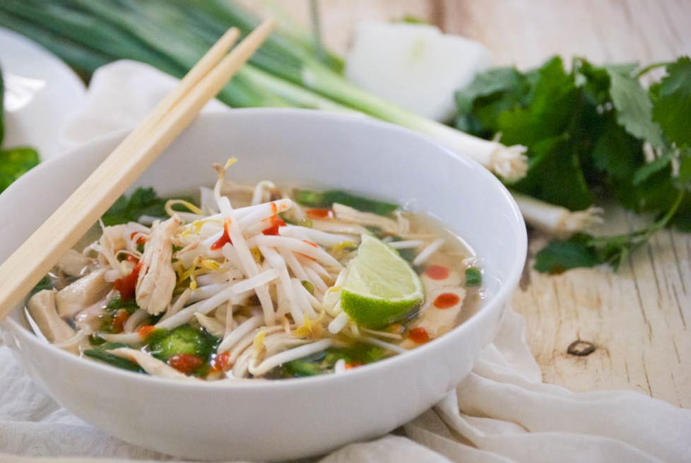 Chicken Pho Soup
 Pho Ga Vietnamese Chicken Noodle Soup