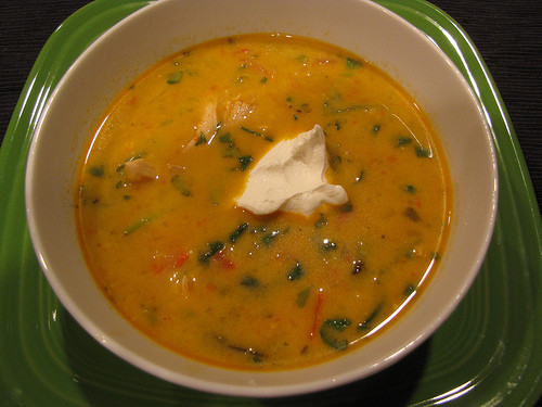 Chicken Poblano Soup
 Roasted Poblano Chicken Soup Idiot s Kitchen