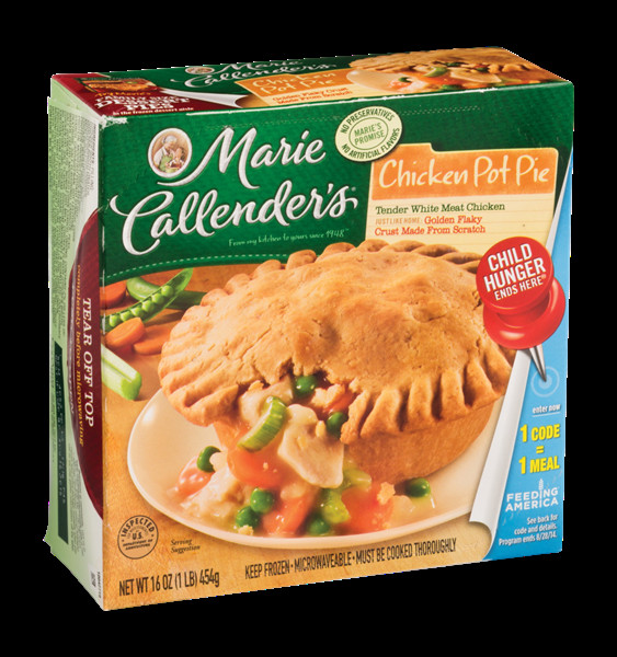 Chicken Pot Pie Calories
 Marie Callender s Chicken Pot Pie