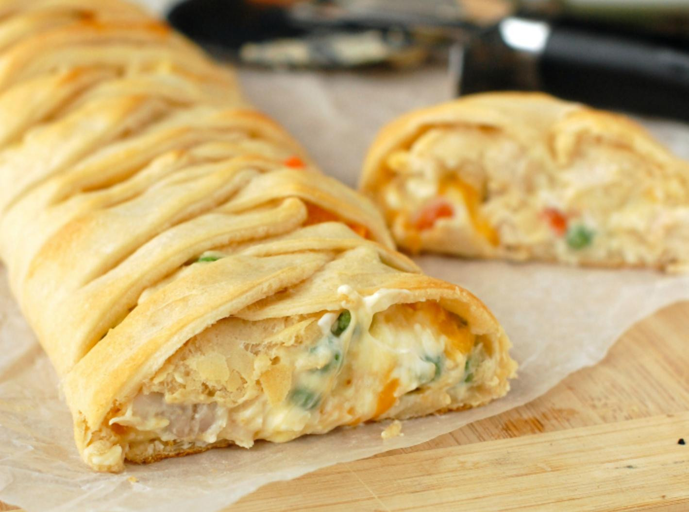 Chicken Pot Pie Crescent Braid
 Chicken Pot Pie Crescent Braid Recipe