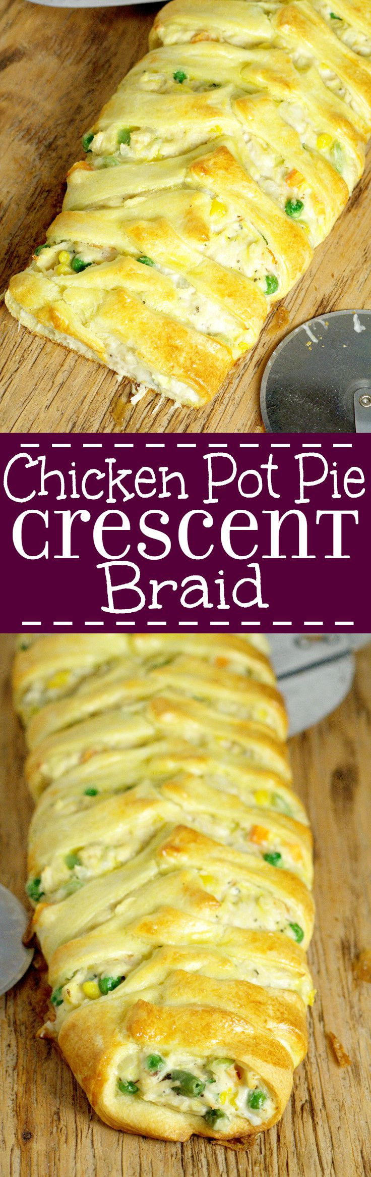 Chicken Pot Pie Crescent Braid
 Chicken Pot Pie Crescent Braid