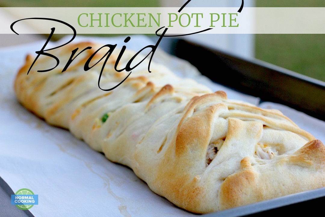 Chicken Pot Pie Crescent Braid
 Chicken Pot Pie Braid