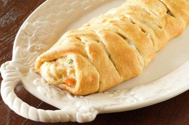 Chicken Pot Pie Crescent Braid
 Chicken Pot Pie Crescent Braid