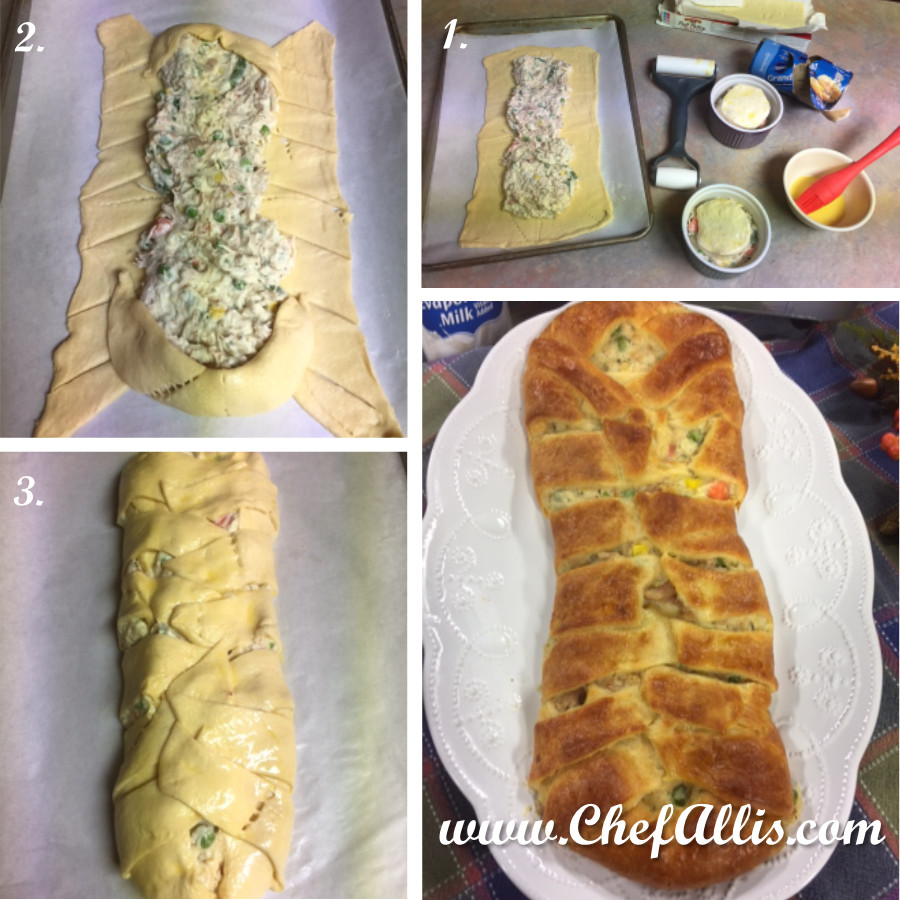 Chicken Pot Pie Crescent Braid
 Chicken Pot Pie The Perfect Fall fort Food