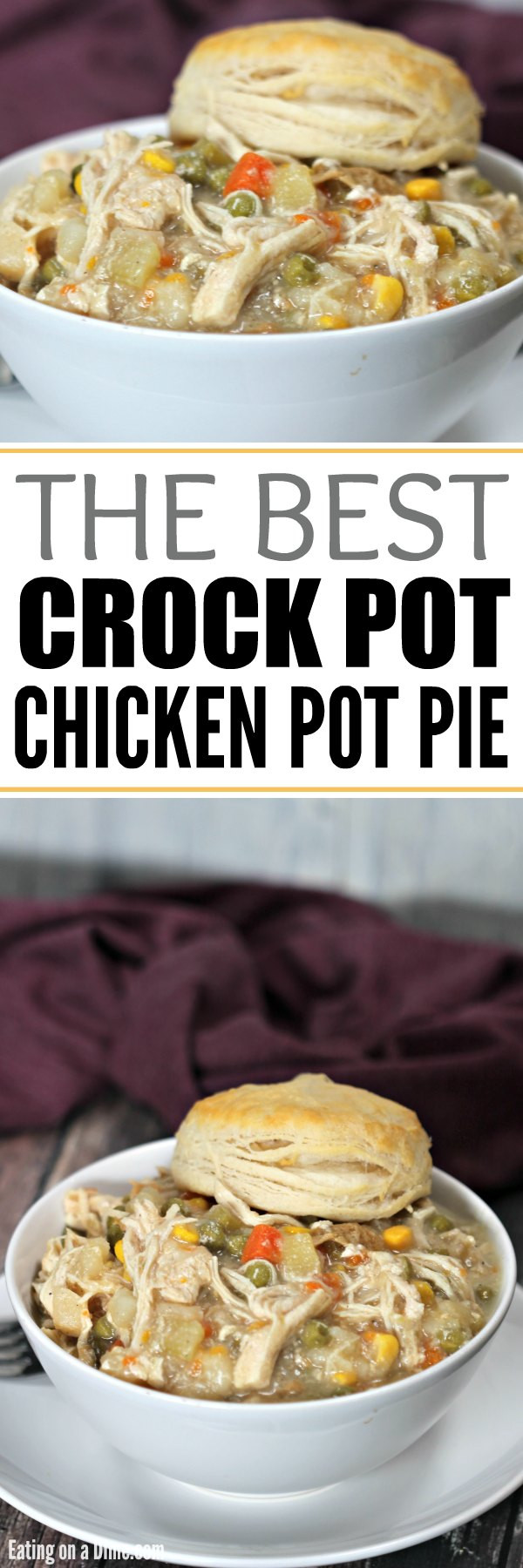 Chicken Pot Pie Crock Pot
 The Best Crock pot Chicken Pot Pie Recipe Easy Chicken